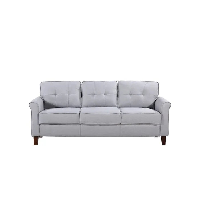 Kouchouk 78.7 Linen Flared Arm Sofa