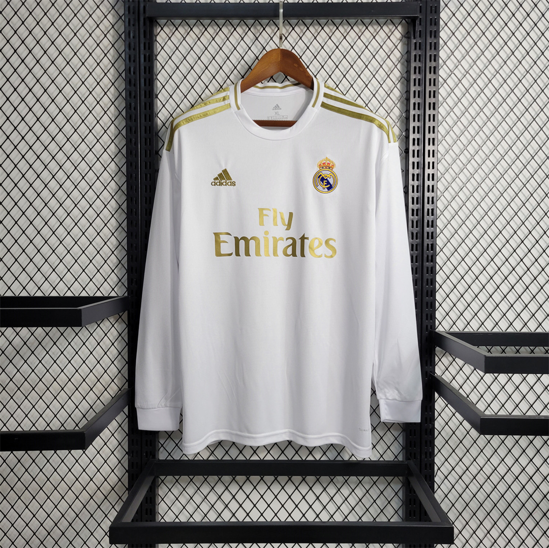 Maillot Retro Real Madrid domicile manches longues 2019/20