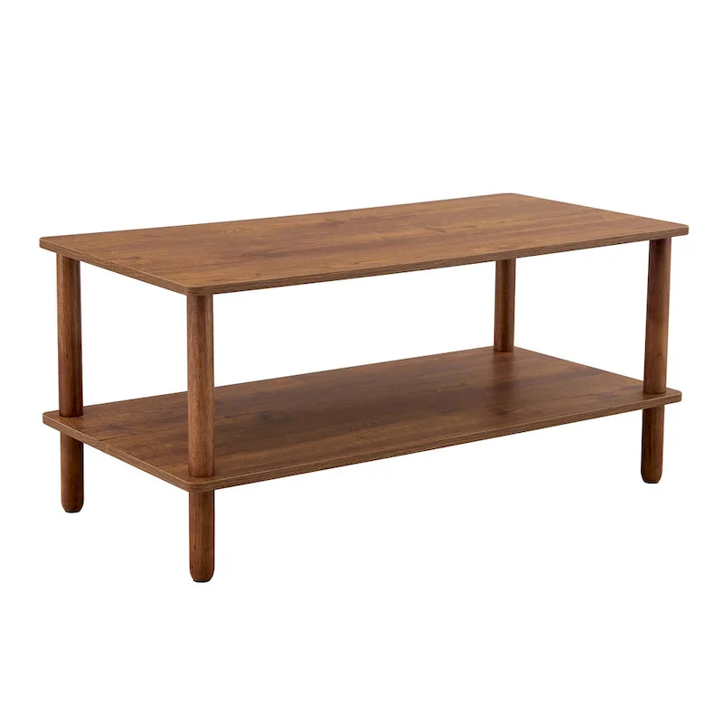 Living Room Rectangular 2-Tier Coffee Table
