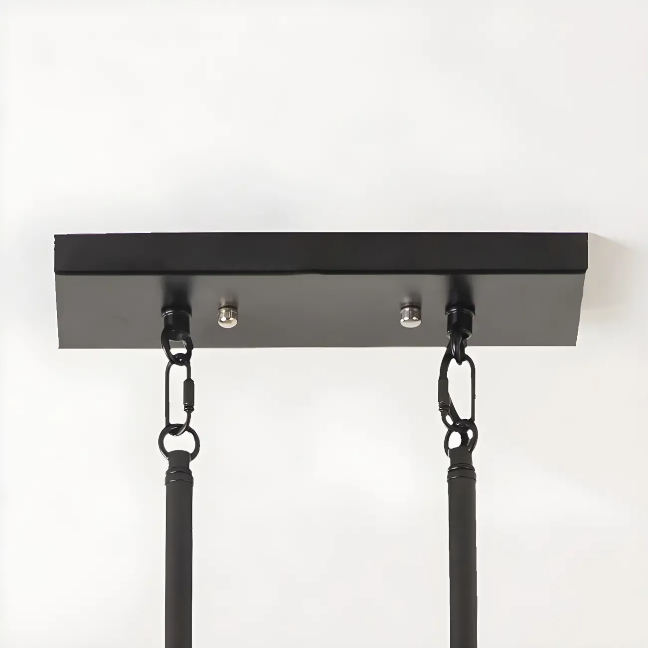 Industrial Black Metal 5-Light Island Pendant Light