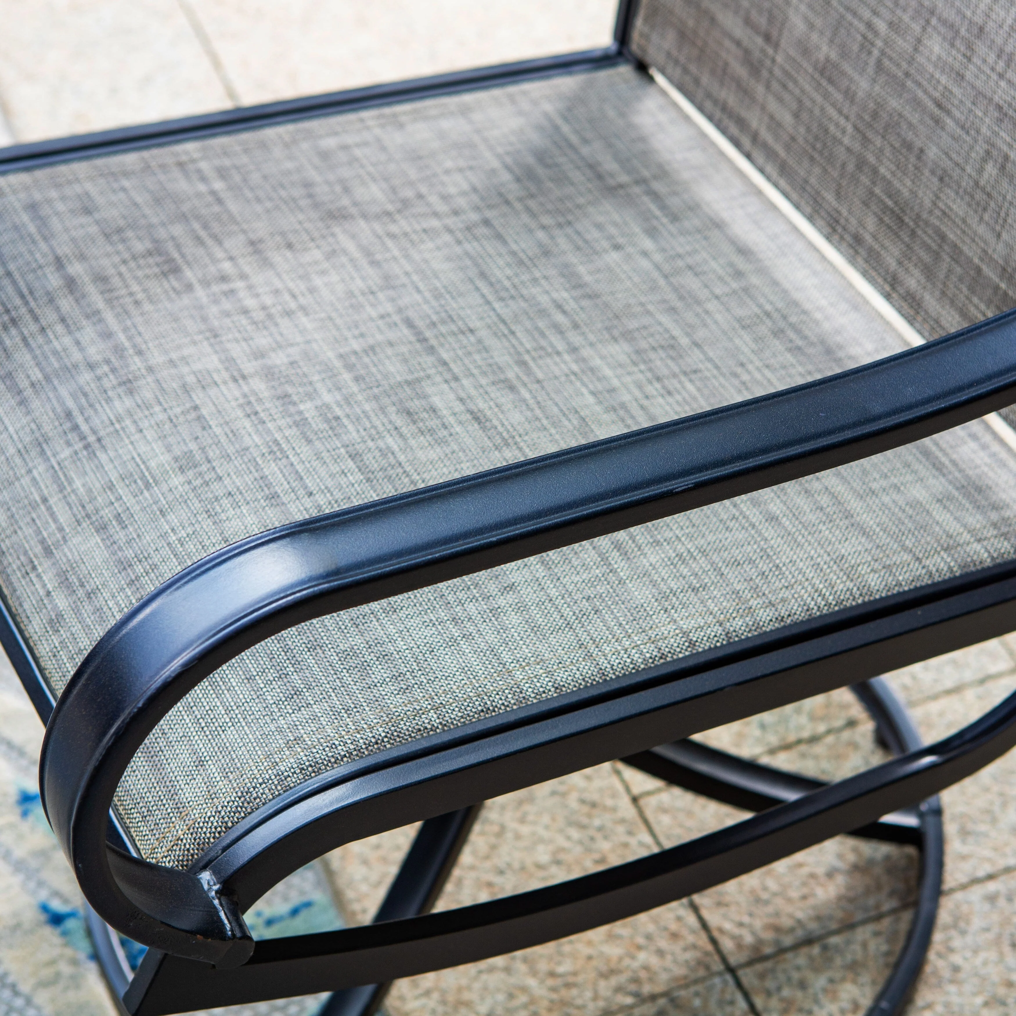 MAISON ARTS 8 PCS Patio Dining Set with 13ft Patio Umbrella