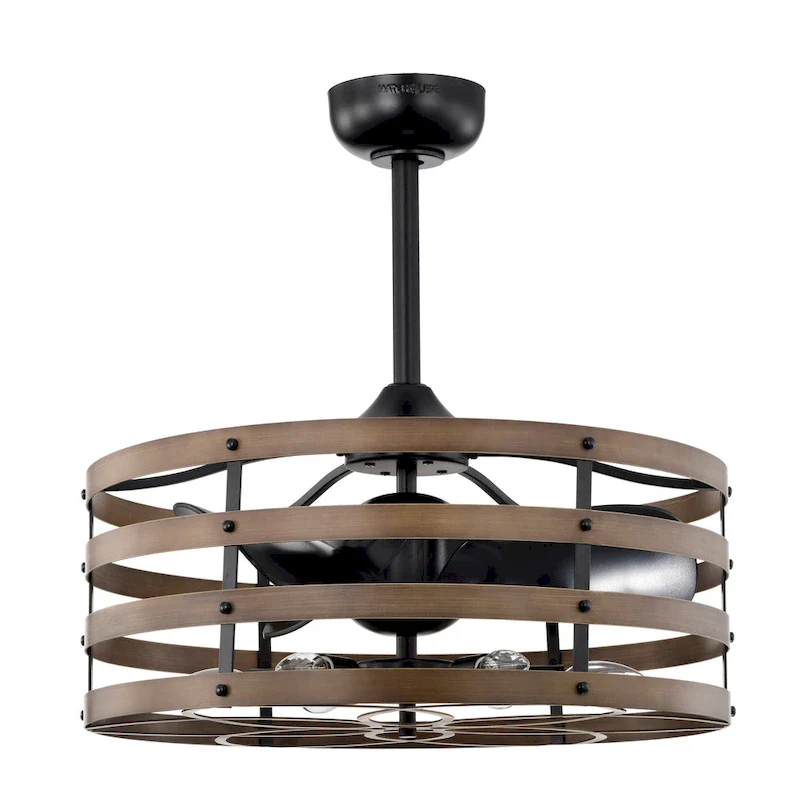 Alaina 24-inch 6 Lights 3 Blades Lighted Ceiling Fan with Remote