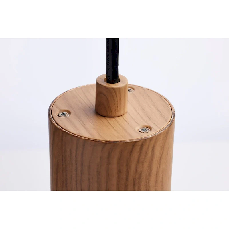 Century 12 Watt 16  LED Pendant Ash Wood Finish - Ash Wood