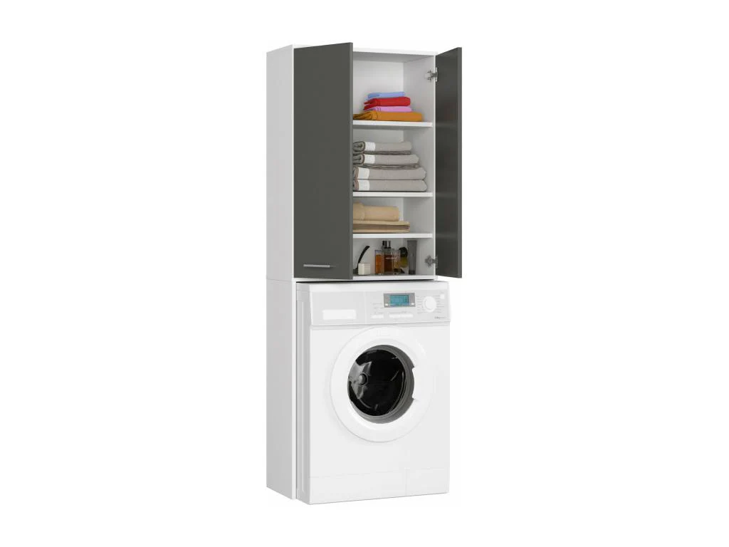 Meuble Machine Laver - Blanc
