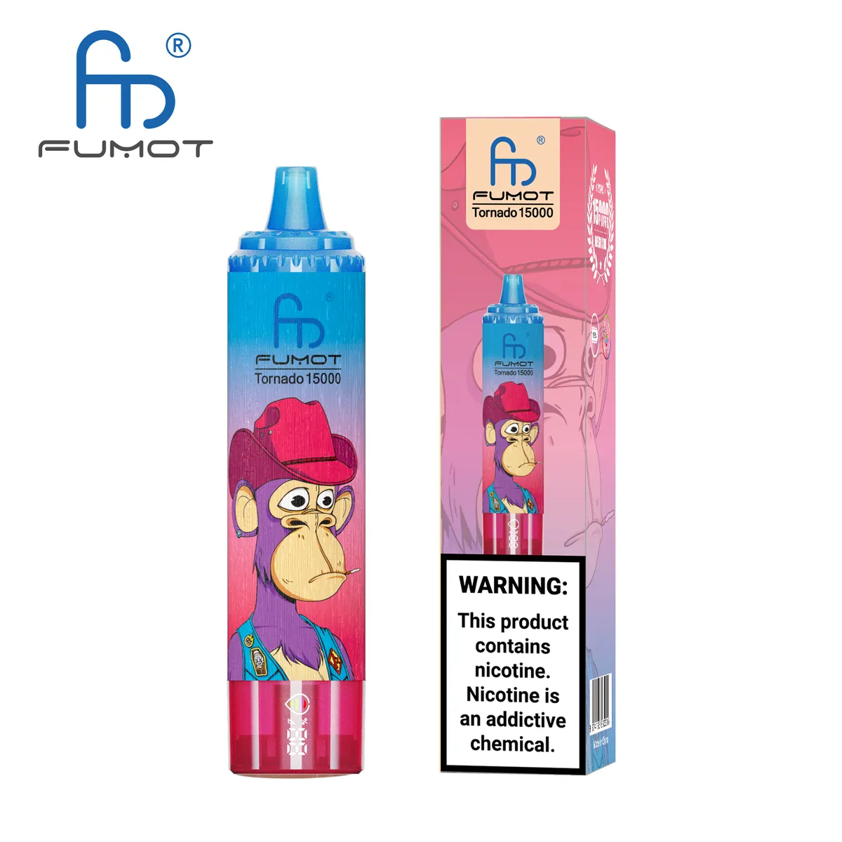 Fumot Tornado 15000 Mixed Berry – Einweg-Vape mit Einzelverpackung