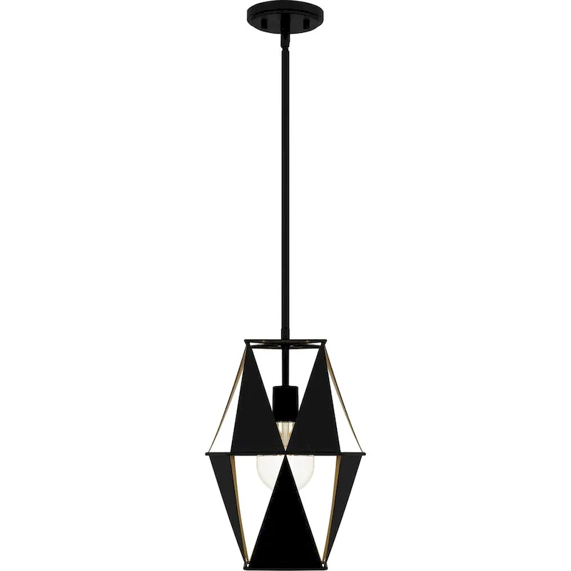 Wren 1-Light Matte Black Mini Pendant Light