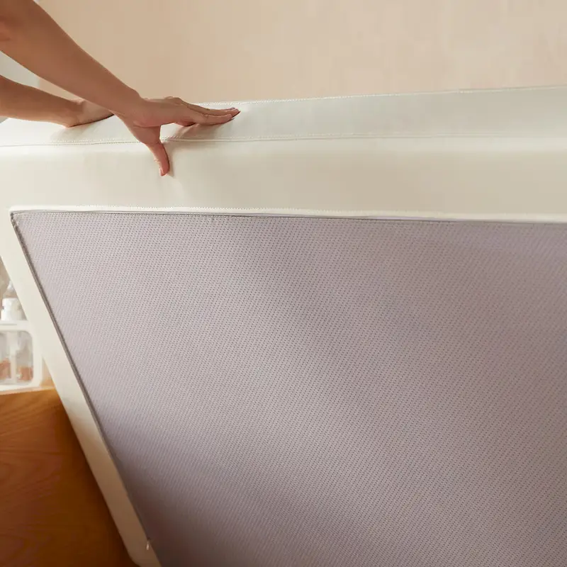 JASIWAY Cotton Line Beige Sofa With Wood Frame