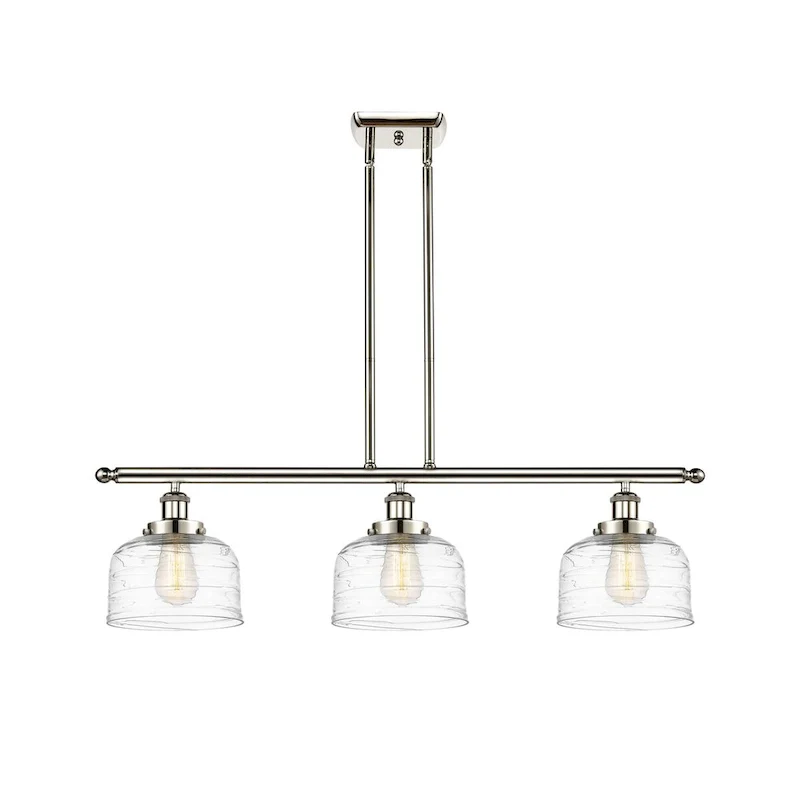 Innovations Lighting Bell - 3 Light 36  Island Light - 8  Shade