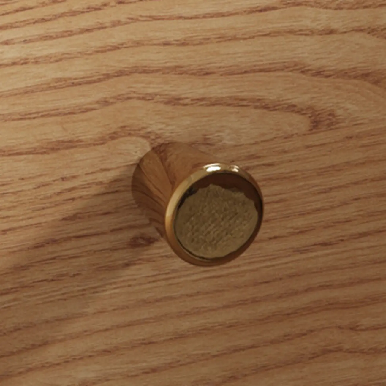 Scandinavian Brown Ash Wood 2-Drawer Nightstand