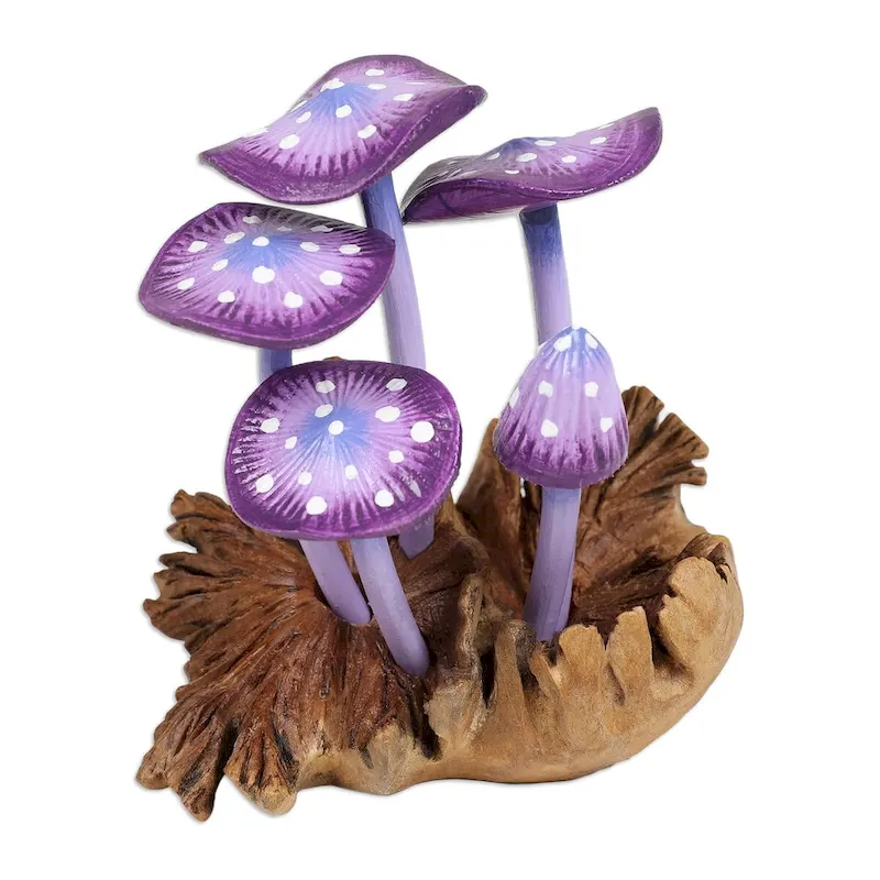 Novica Handmade Wild Magic Wood Sculpture