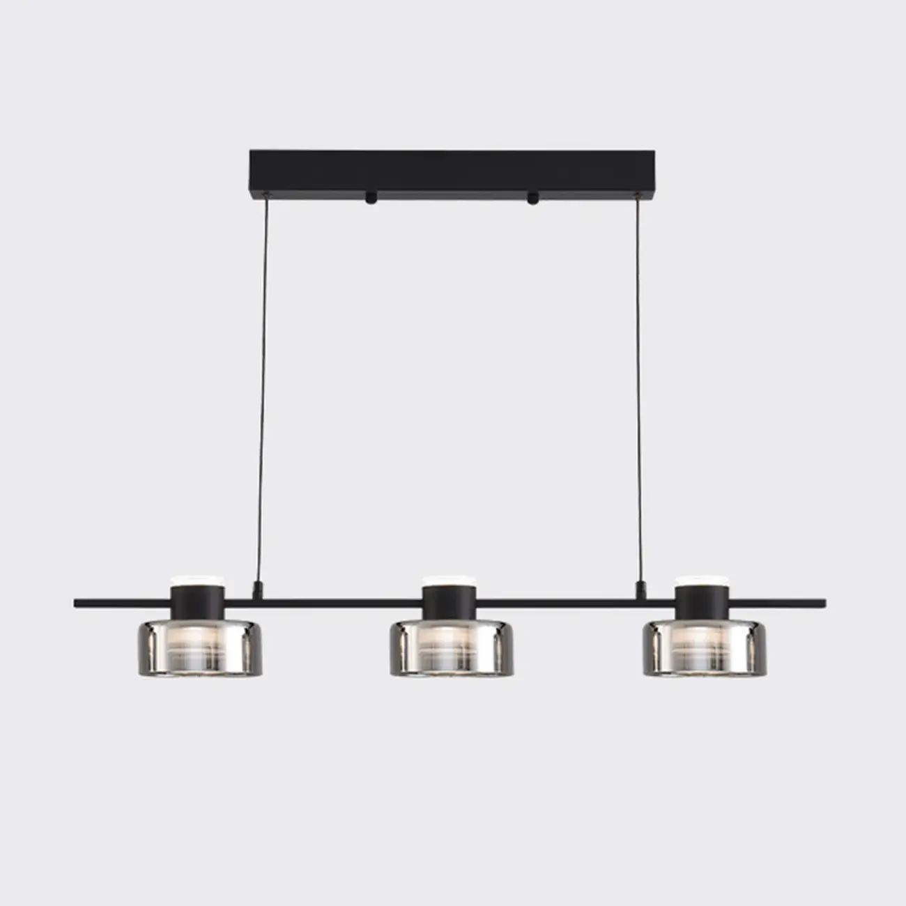 Modern Dimmable LED Drum Island Pendant Light for Kitchen