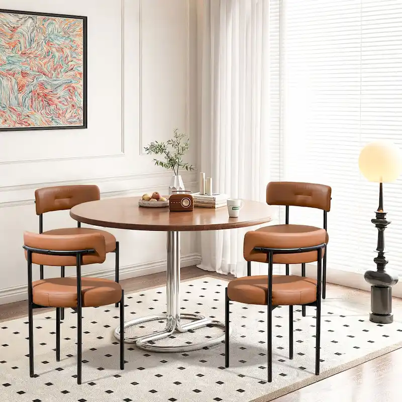 AVAWING Dining Chairs Mid-Century Modern Kitchen Chairs Set of 4