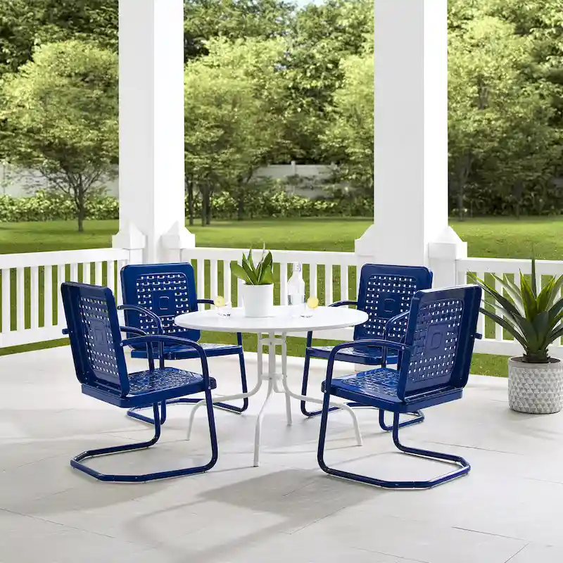 Crosley Bates 5Pc Outdoor Metal Dining Set - 101x101x35