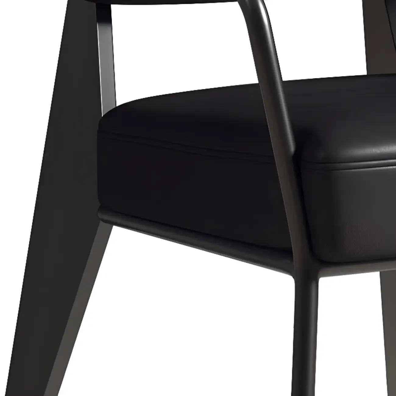 Modern Upholstered Dining Chair with Arm