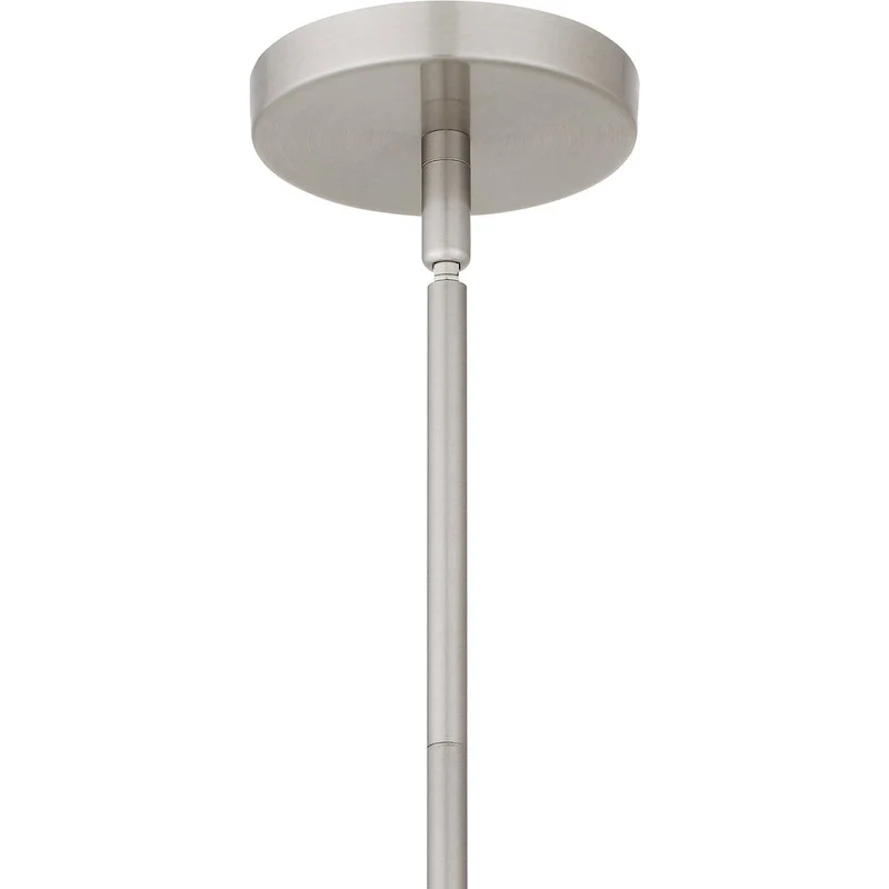 Fogel 1-Light Brushed Nickel Mini Pendant
