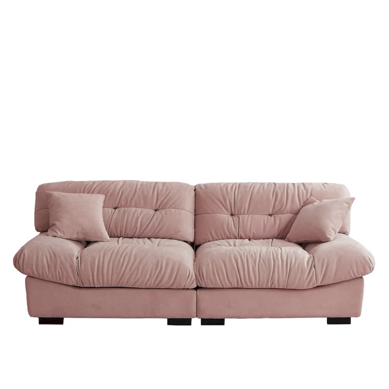 89 Tufted Sofa Cloud Shaped Couch