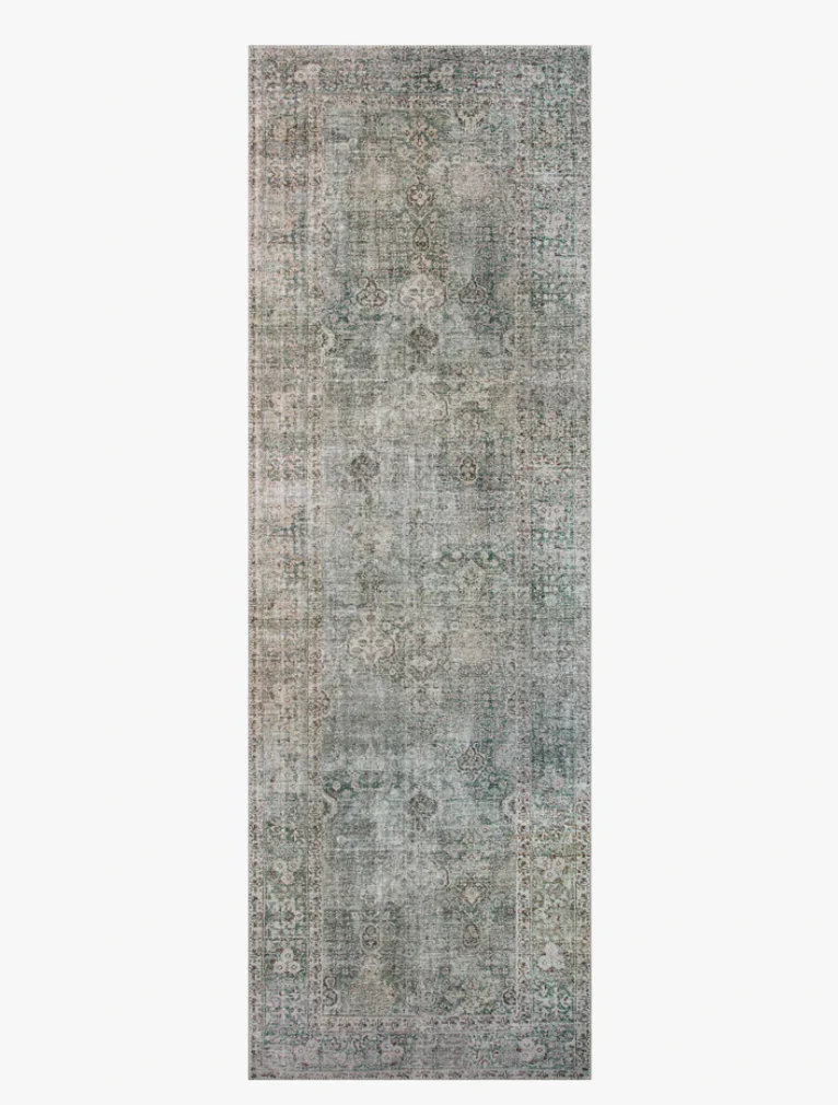 Jules Emerald/Antique Rug