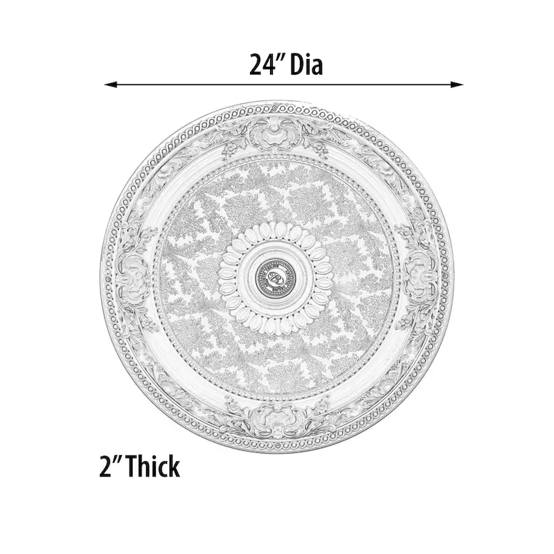 24in Cherub Sky Ceiling Medallion