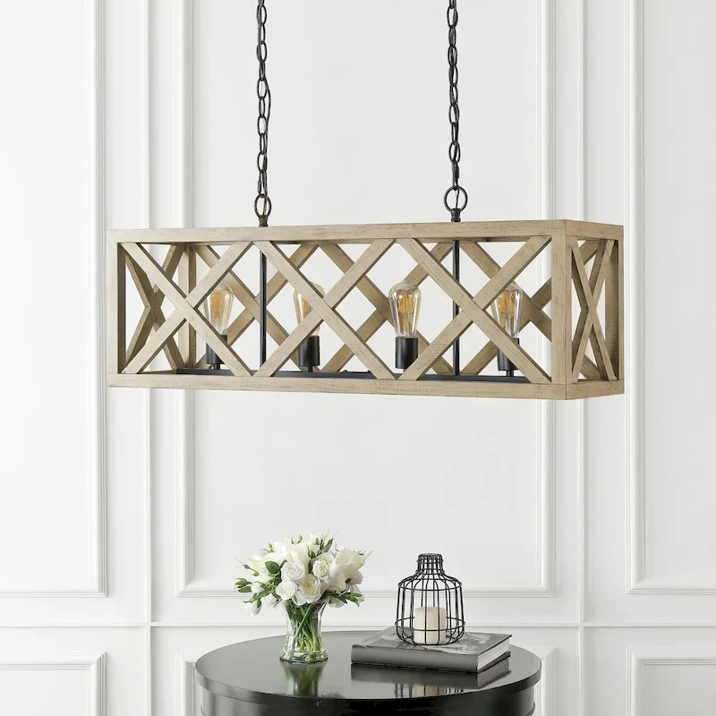 SAFAVIEH Sagan Pendant - 10 x36 x19.5-91.5  - 36 W x 10 D x 68 H