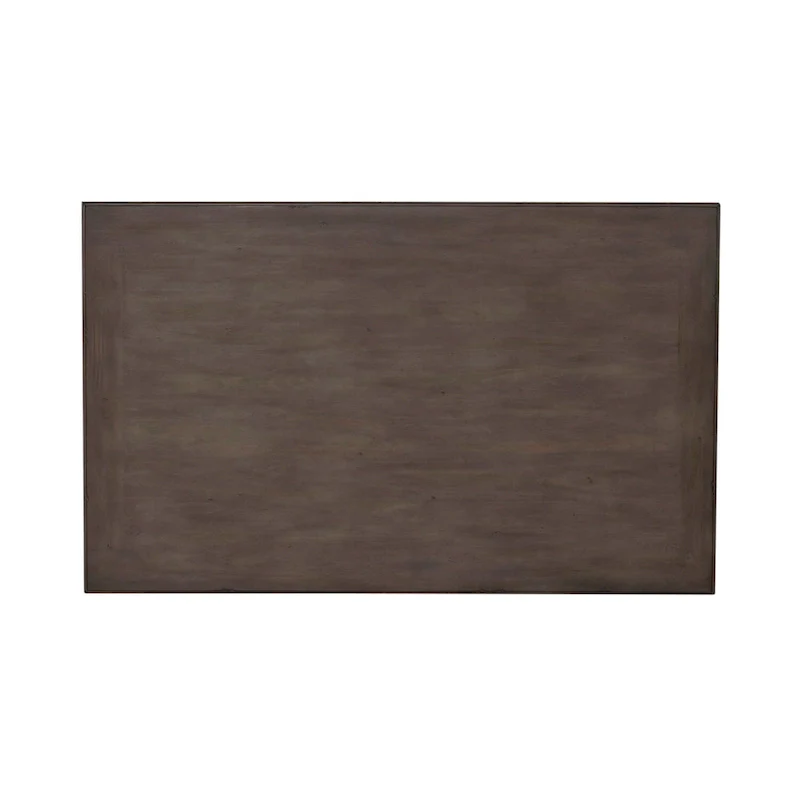 Ocean Isle Antique White & Weathered Pine Rectangular Cocktail Table