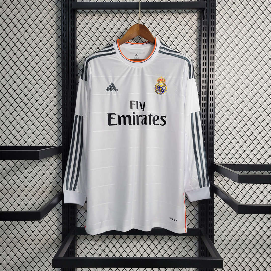 Maillot Retro Real Madrid domicile manches longues 2013/14