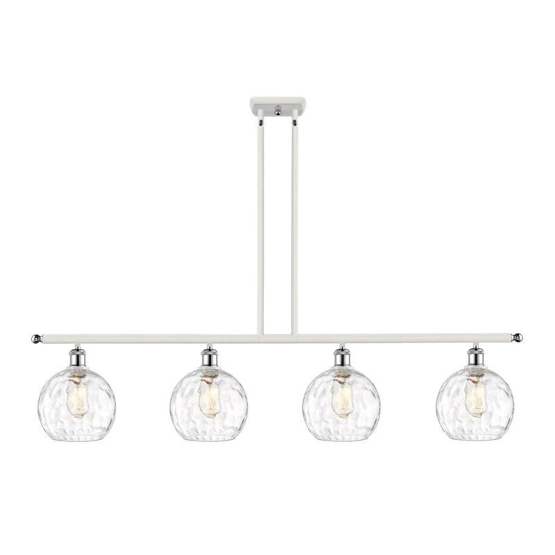 Innovations Lighting Ballston Athens Water Glass - 4 Light 48  Island Light