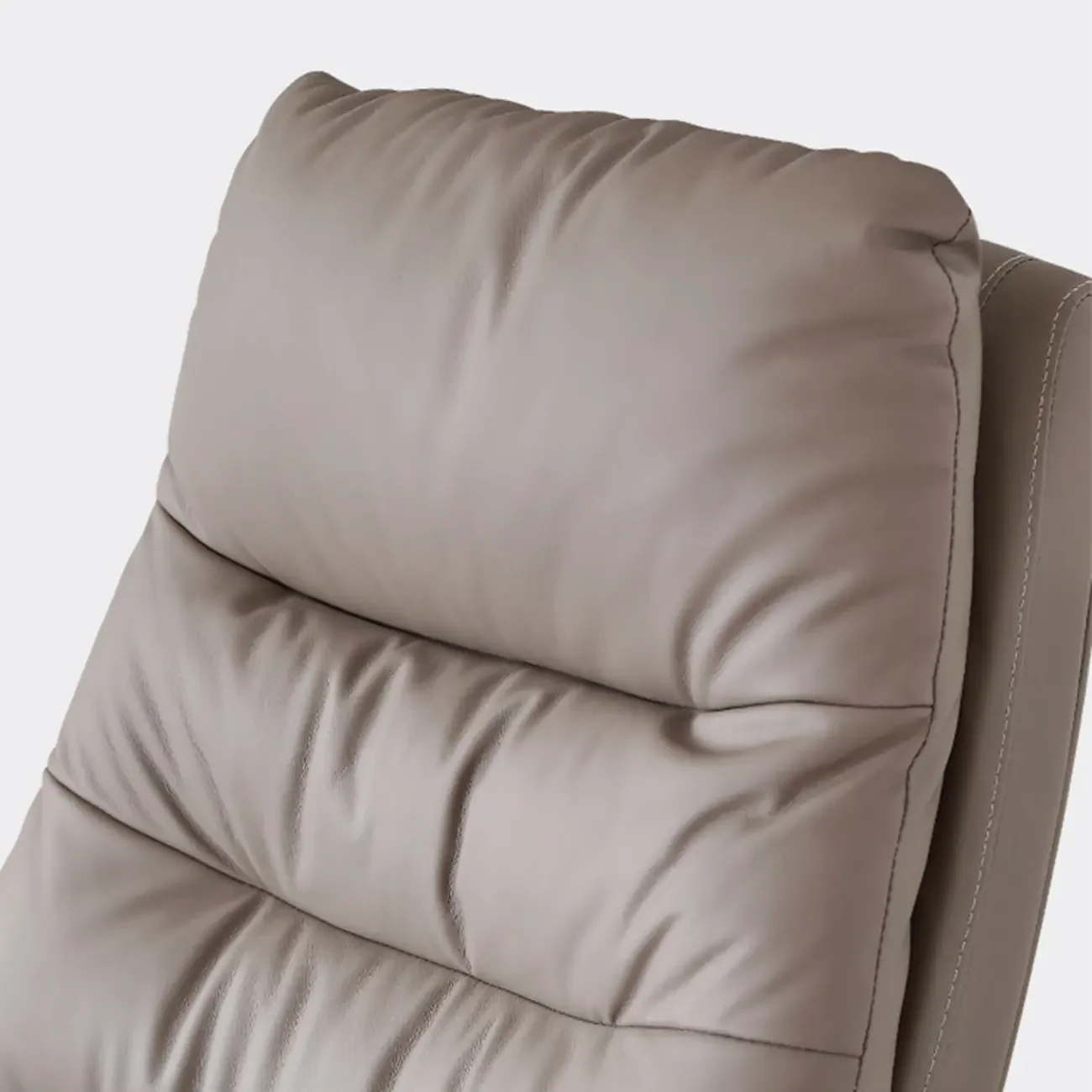 Upholstered Leather Recliner Adjustable Office Chair