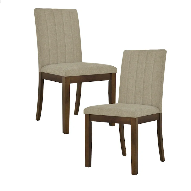 510 Design Everly Upholstered Channel-back Dining Chair Set of 2
