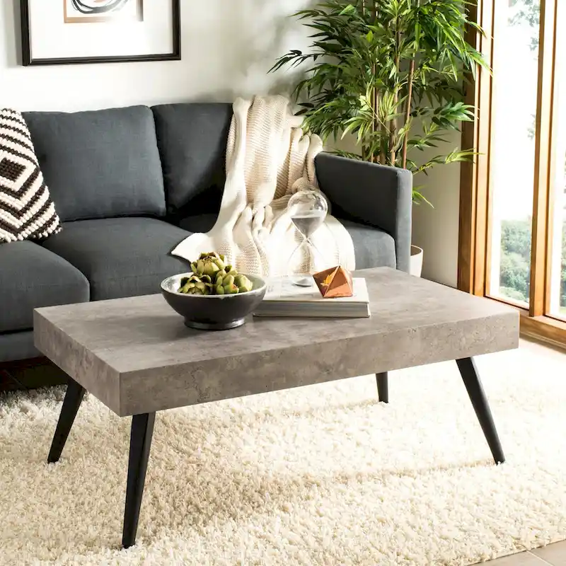SAFAVIEH Clevie Modern Coffee Table - 43.3 x 23.6 x 16.5 - 43Wx24Dx17H