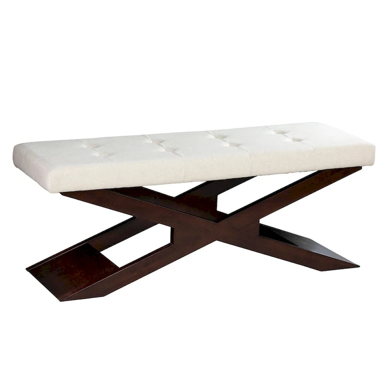 SEI Furniture Haddix Upholstered Entryway Bench