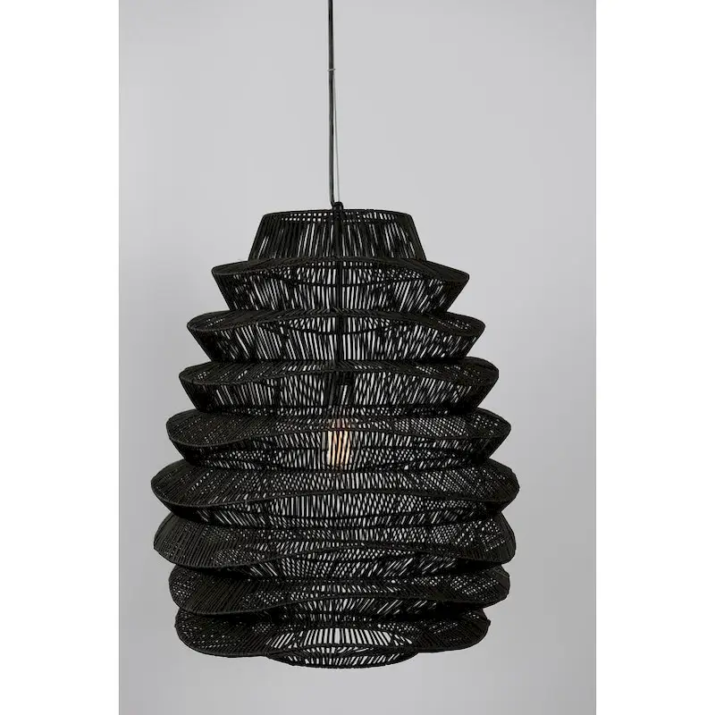 Barlow 1-Light Rattan Woven Pendant By Kosas Home