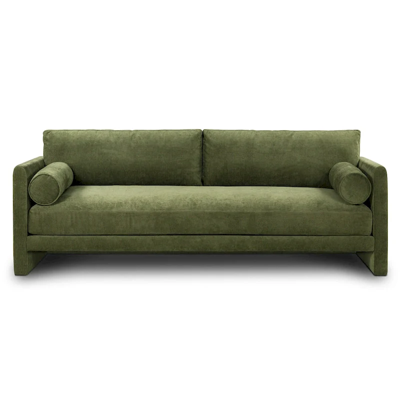 Poly & Bark Lea 90   Sofa - Includes 2 Bloster Pillows and Removable Cushion Covers