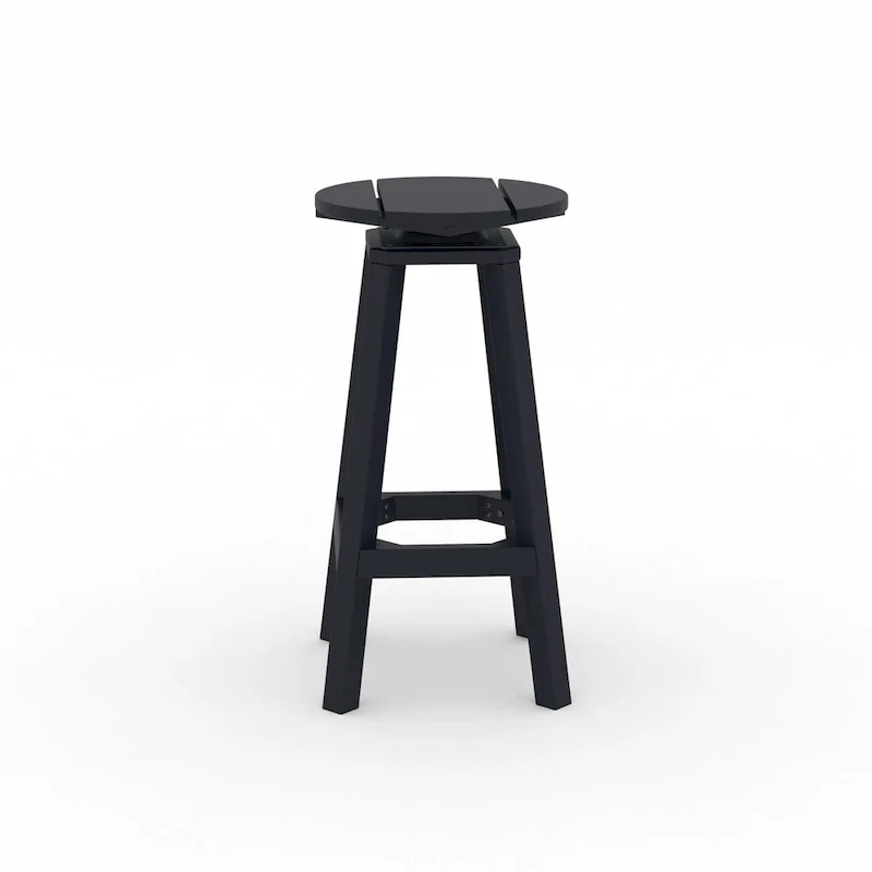 LuXeo Mason Round Swivel Bar Stool (Set of 2) - Set of 2