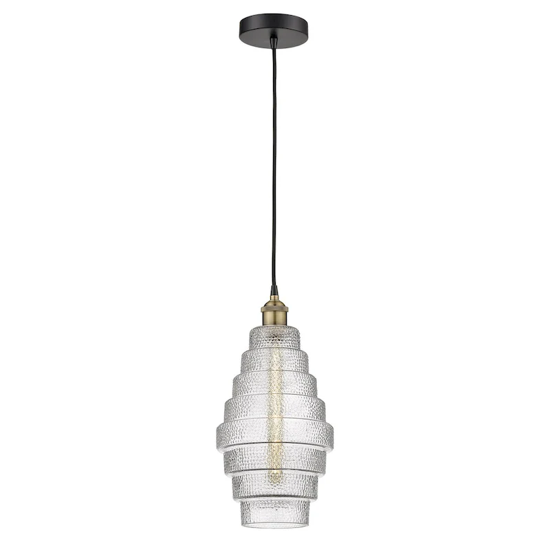 Innovations Lighting Cascade - 1 Light 8  Cord Hung Mini Pendant