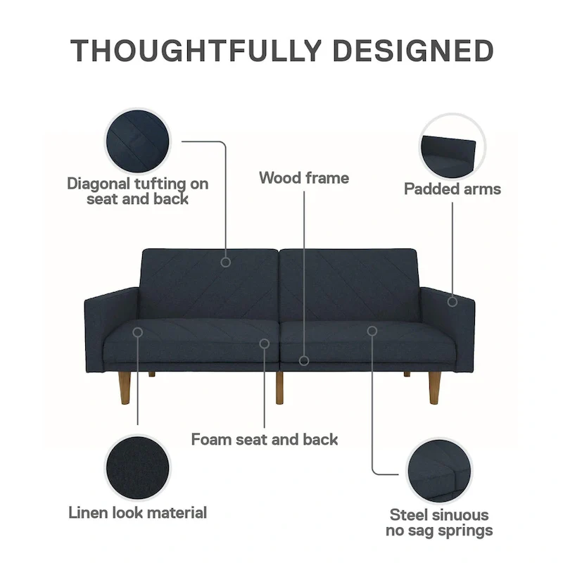 Avenue Greene Marci Linen Futon