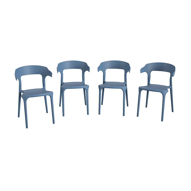 The Novogratz Poolside Felix Stackable Dining Chairs