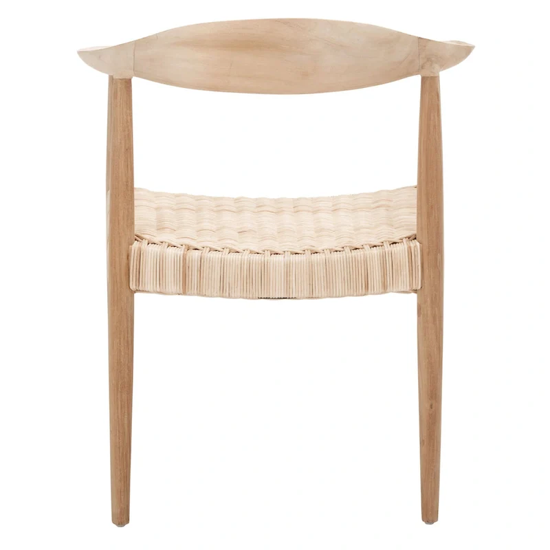 SAFAVIEH Wilda Rope Rattan Accent Chair - 24.8 W x 18.9 L x 30.7 H - 25Wx19Dx31H