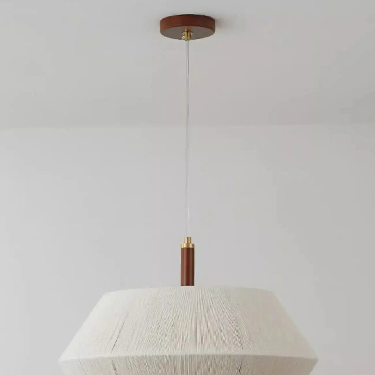 Modern Woven Fabric Dining Room Pendant Light