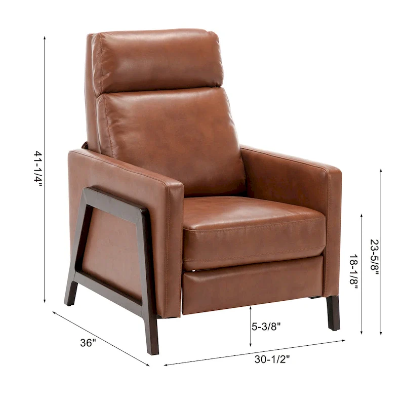 Milo Modern Push Back Recliner