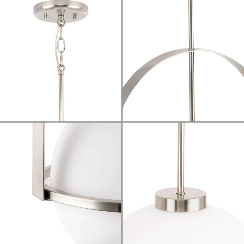 Progress Lighting P500359 Delayne 16  Wide Pendant with Frosted Glass