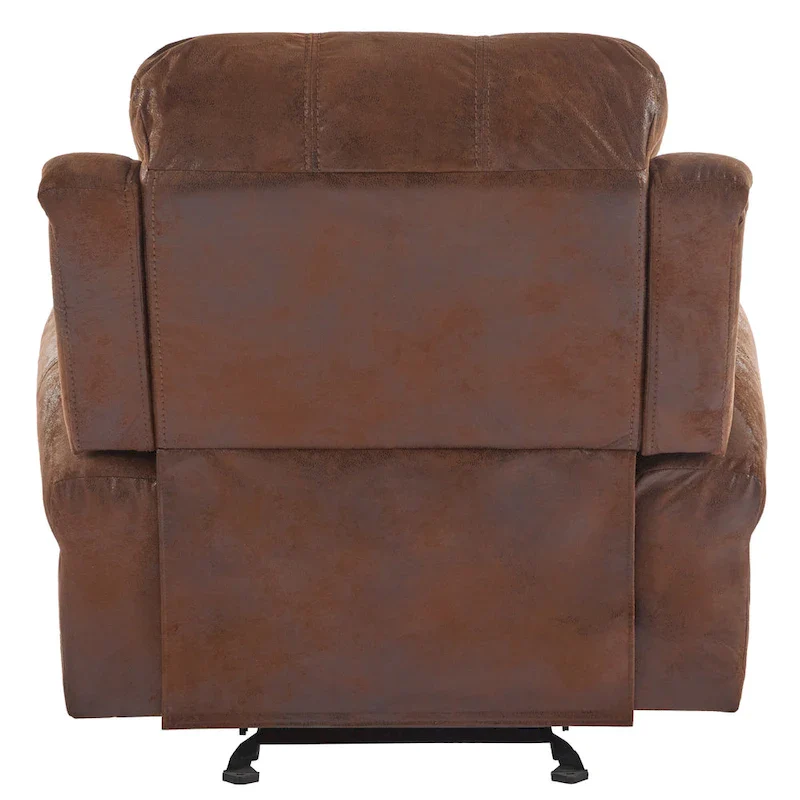 Charlie Bonded Leather Glider Recliner by Christopher Knight Home