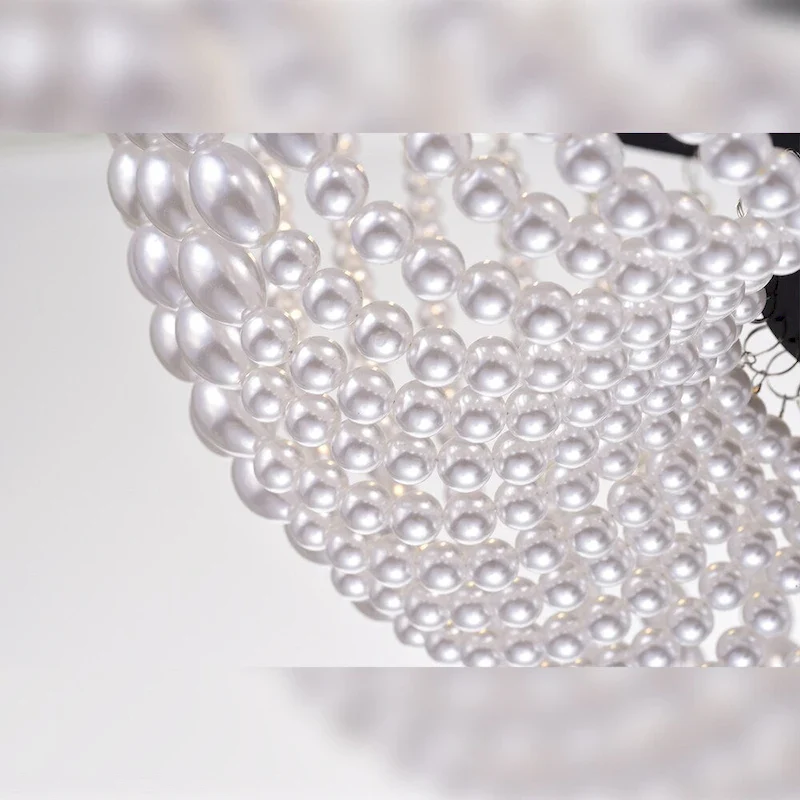 Cahrin 3-Light 16-Inch Pearl Bead Pendant