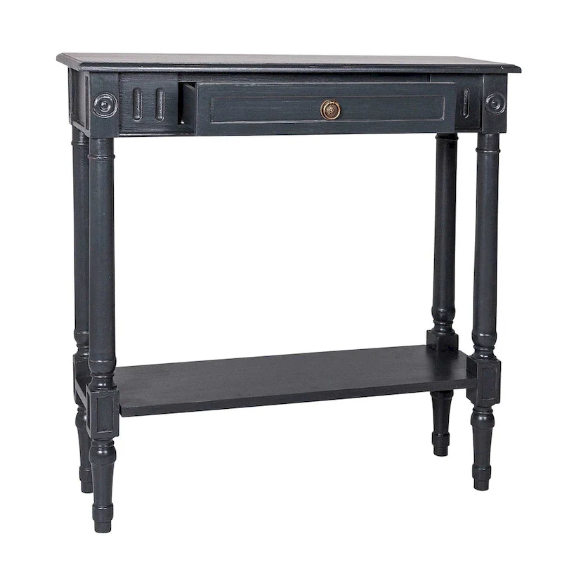 Wood Console Accent Table With Drawer by East at Main