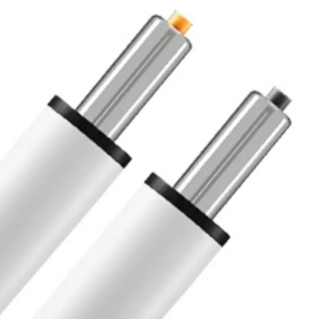 Modern Grey White Leather Adjustable Swivel Office Chair