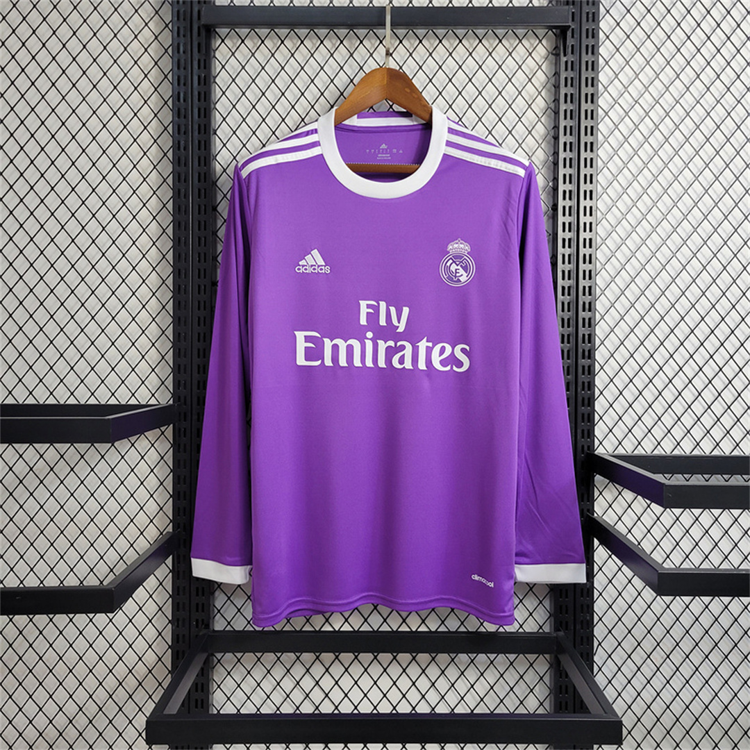 Maillot Retro Real Madrid extérieur manches longues 2016/17