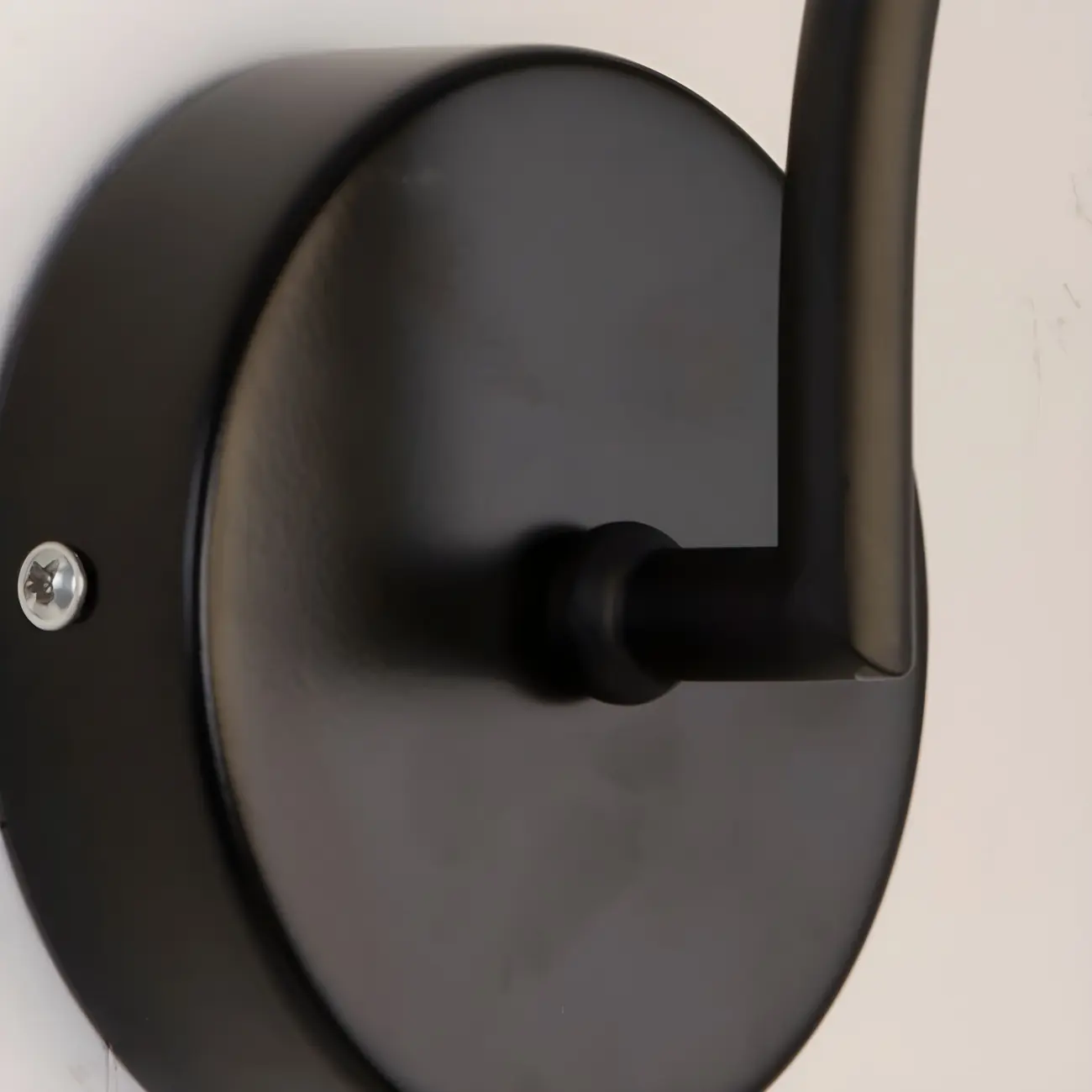 Mini Modern Globe Glass Metal Arc Vanity Wall Light