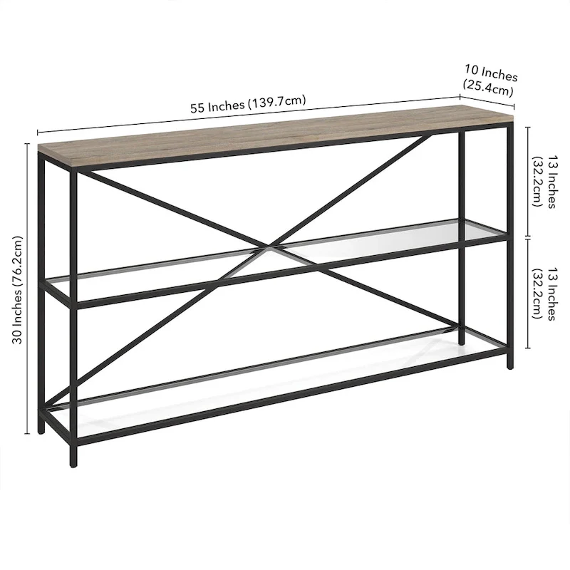 Fionn 55 Wide Rectangular Console Table - 55 Wide