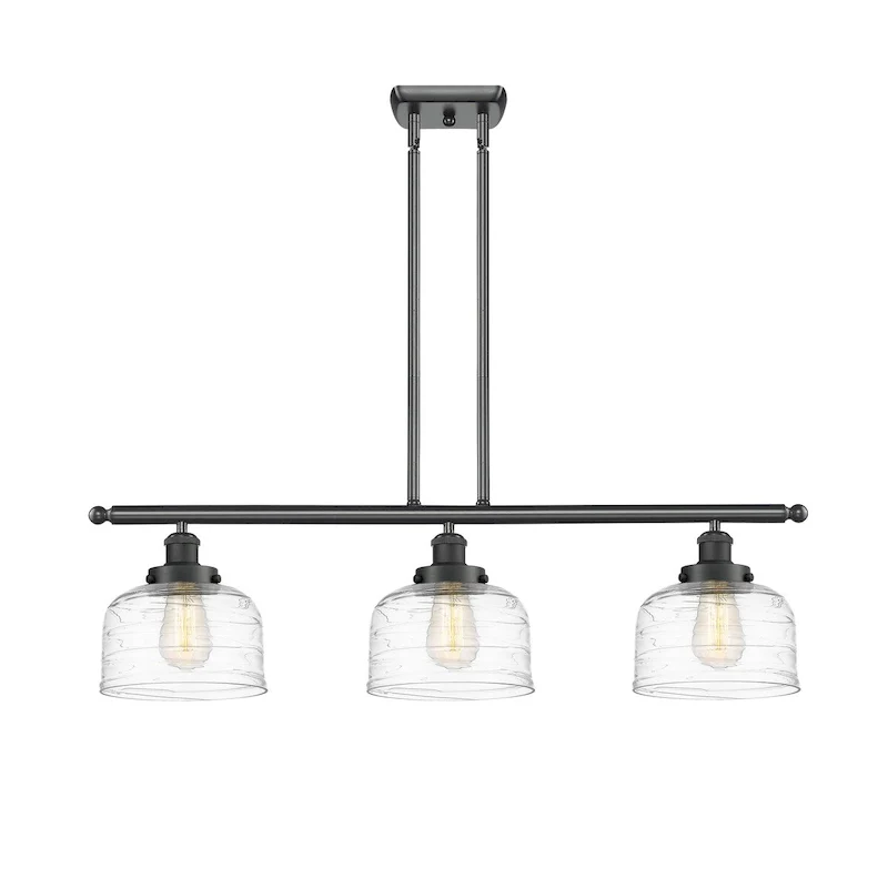 Innovations Lighting Bell - 3 Light 36  Island Light - 8  Shade