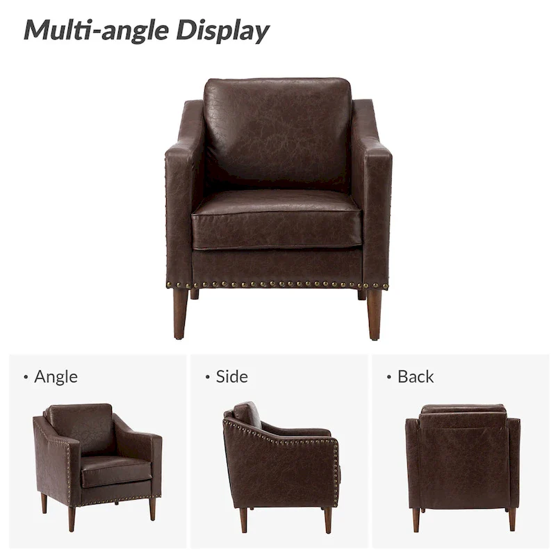 Duarte Transitional Armchair with Sloped Arms Set of 2