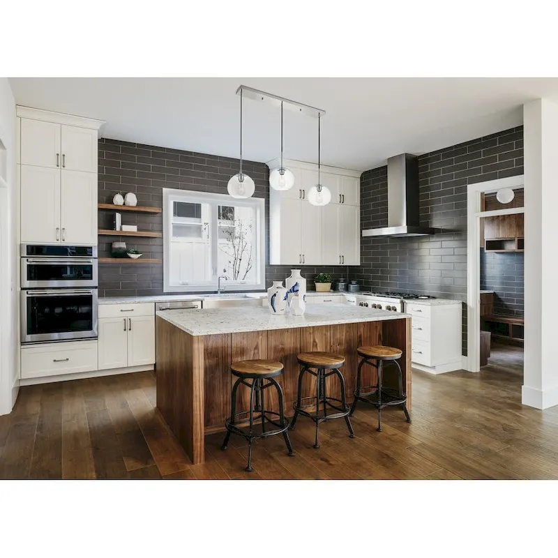 Clear Spherical Glass/ Metal 3-Light 36-inch Pendant